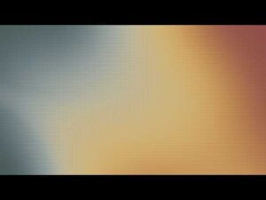 A soft gradient background with muted blue on the left blending into yellow and orange tones on the right, overlayed with a subtle grid texture.